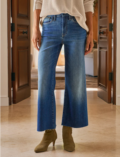FRANK & EILEEN Galway 26" Wide Leg Jean - 1998 Wash