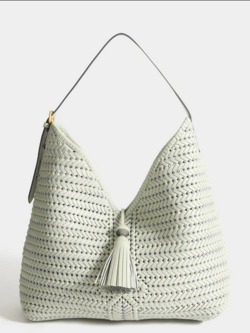 ANYA HINDMARCH Neeson Tassel Hobo Bag - Iceberg