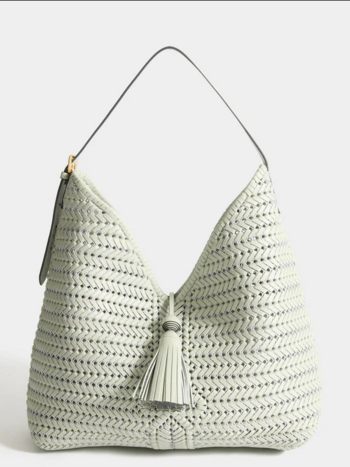 ANYA HINDMARCH Neeson Tassel Hobo Bag - Iceberg