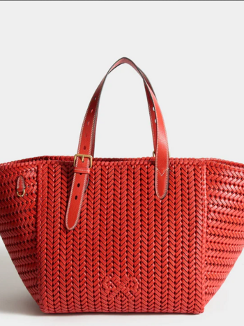 ANYA HINDMARCH Neeson Square Tote - Tomato