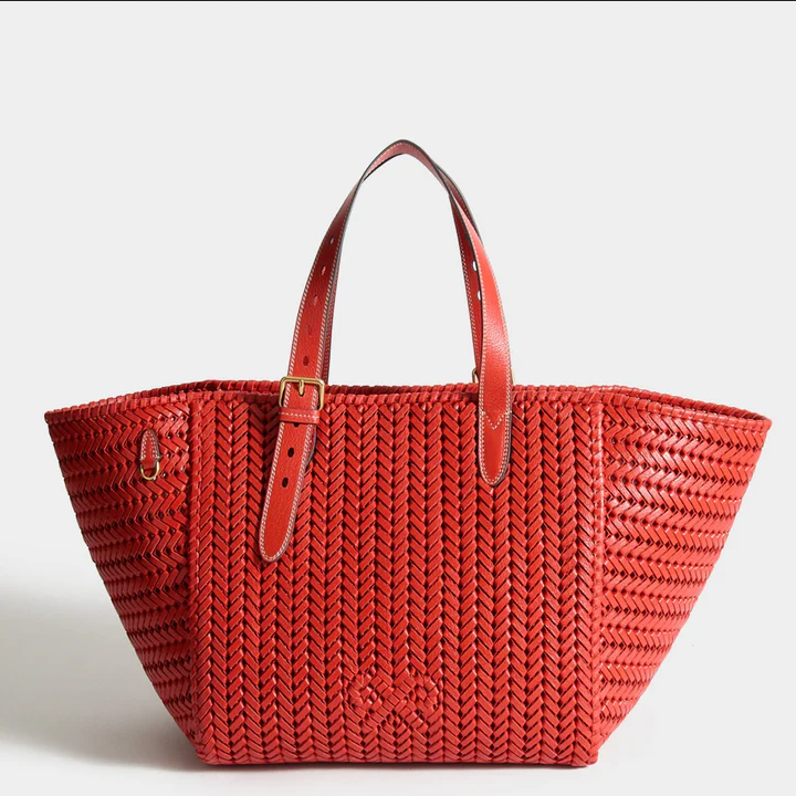 ANYA HINDMARCH Neeson Square Tote - Tomato