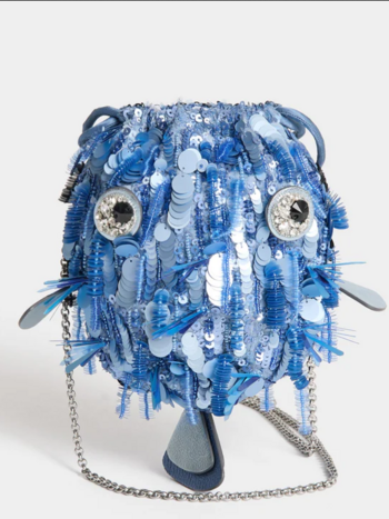 ANYA HINDMARCH Crossbody Blowfish - Cornflower Blue