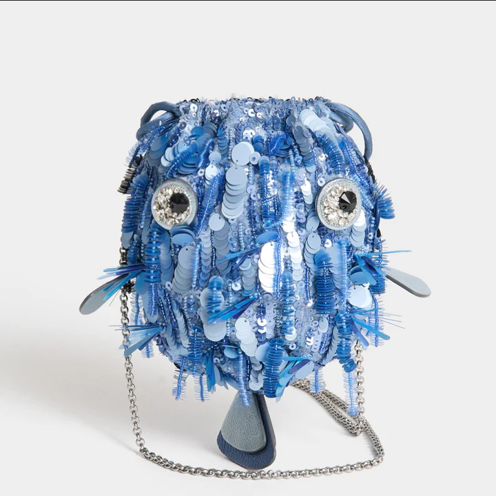 ANYA HINDMARCH Crossbody Blowfish - Cornflower Blue