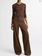 VINCE Cotton Utility Double-Waist Wide-Leg Pant