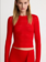 SMYTHE Long Sleeve Cropped Crewneck - Chili