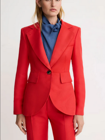 SMYTHE Seamed Blazer - Poppy