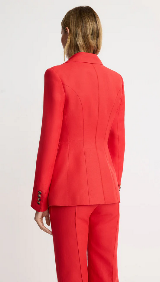 SMYTHE Seamed Blazer - Poppy