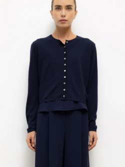 LESET James Crew Cardigan - Midnight