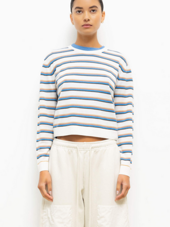 LESET James Stripe Classic Crew - Multi
