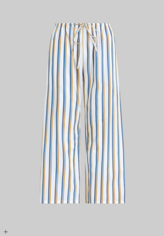 LESET Yoshi Stripe Crop Drawstring Pant - Multi