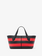 PROENZA SCHOULER East West Chelsea Tote - Striped Black & Tomato