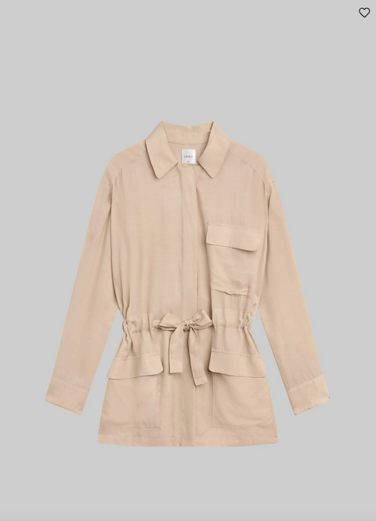LESET Kim Drawstring Jacket - Sahara