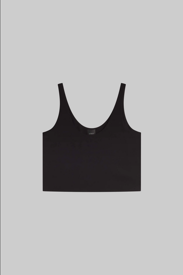 LESET Ari Scoop Tank - Black