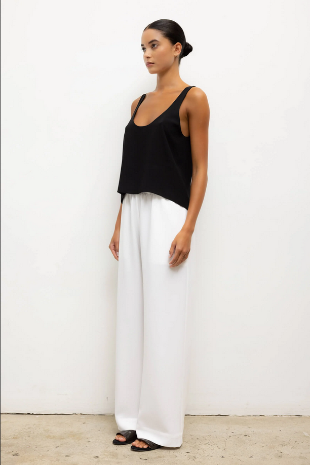 LESET Ari Scoop Tank - Black