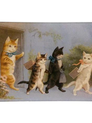 JOHN DERIAN 4.5 x 6.5 Mini Tray - First Day of School