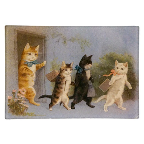 JOHN DERIAN 4.5 x 6.5 Mini Tray - First Day of School