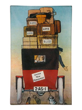 JOHN DERIAN 5 x 8" Rect. Tray - Honeymoon