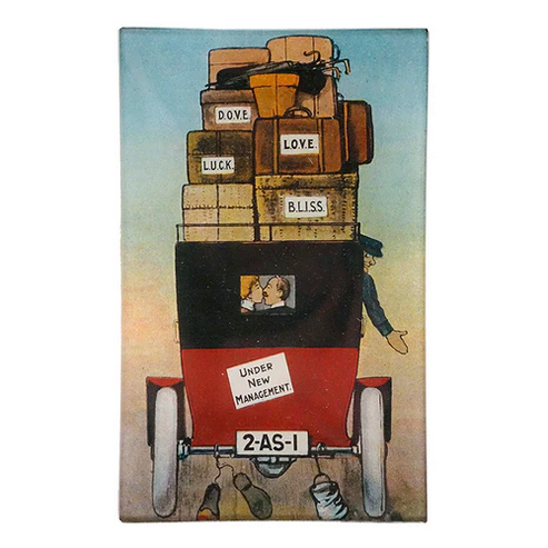 JOHN DERIAN 5 x 8" Rect. Tray - Honeymoon