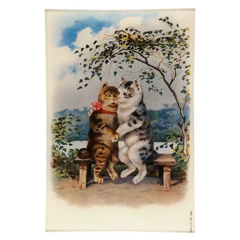 JOHN DERIAN 6 x 9 Rect. Tray - Cat Lovers