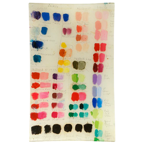 JOHN DERIAN 9 x 14" Wall Tray - Mixed Tones ( Painter's Studio)