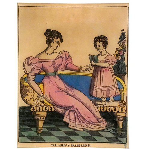 JOHN DERIAN 10 x 13" Rect. Tray - Mama's Darling