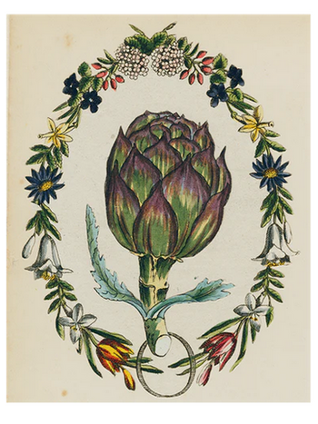 JOHN DERIAN 11 x 14" Rect. Tray - Artichoke (p 135)