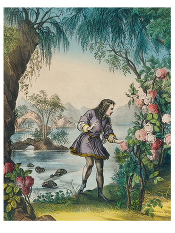 JOHN DERIAN 11 x 14" Rect. Tray - Sleeping Beauty [Left] (p 99)