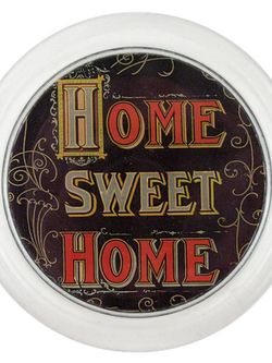 JOHN DERIAN 6" Coaster - Home Sweet Home