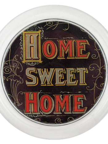 JOHN DERIAN 6" Coaster - Home Sweet Home