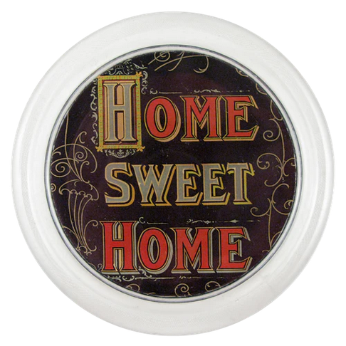 JOHN DERIAN 6" Coaster - Home Sweet Home