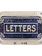 JOHN DERIAN Dotted Edge Rect. Paperweight - Letters No. 938