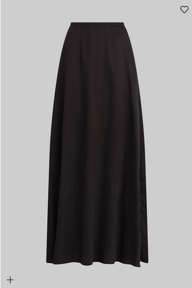 LESET Yoko Maxi Skirt - Black