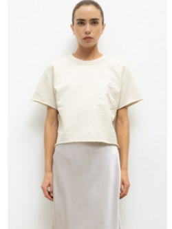 LESET Jamie Raglan Tee - Chalk