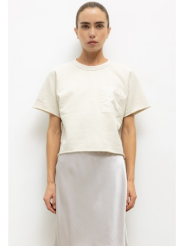 LESET Jamie Raglan Tee - Chalk