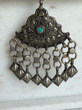 SENNOD Antique Turkish Silver Vignette