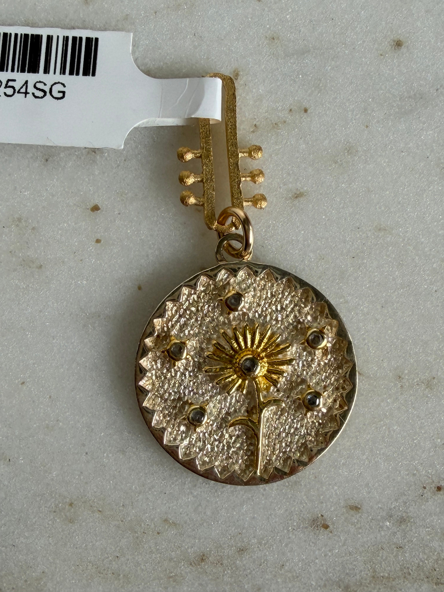 SENNOD Dandelion Flower Diamond Vignette