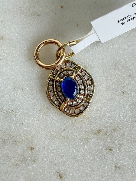 SENNOD Ginny Sapphire & Diamond Vignette