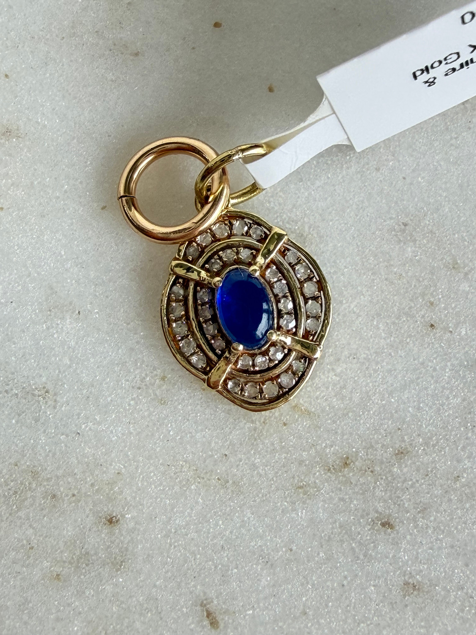SENNOD Ginny Sapphire & Diamond Vignette