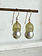 SENNOD South Sea Pearl w/ Yellow Tourmaline Earrings