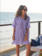 FRANK & EILEEN Rosemary Linen Dress - Blue & Red Stripe