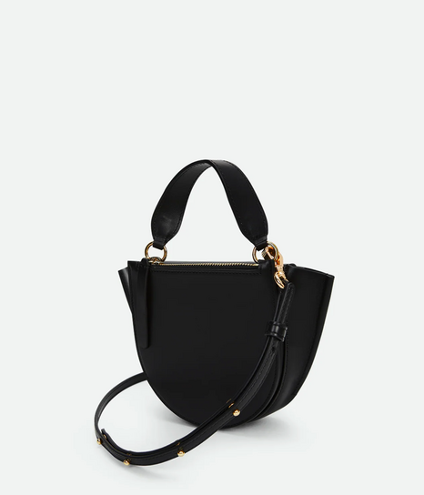 WANDLER Piccola Hortensia Bag - Black - Kiki