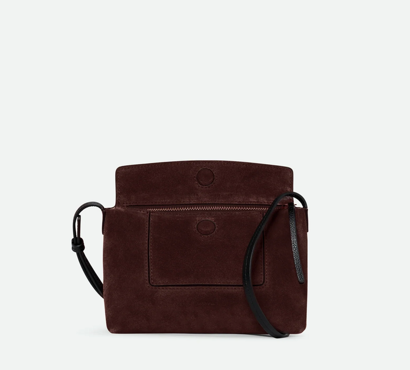 WANDLER Mini Penelope Slouch Bag - Acai Suede - Kiki