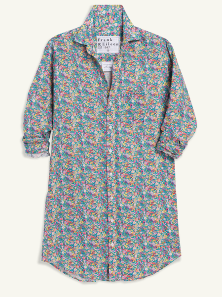 FRANK & EILEEN Mary Classic Shirtdress - Multi Flowers