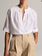 VINCE Gathered A-Line Button Front Shirt - Optic White