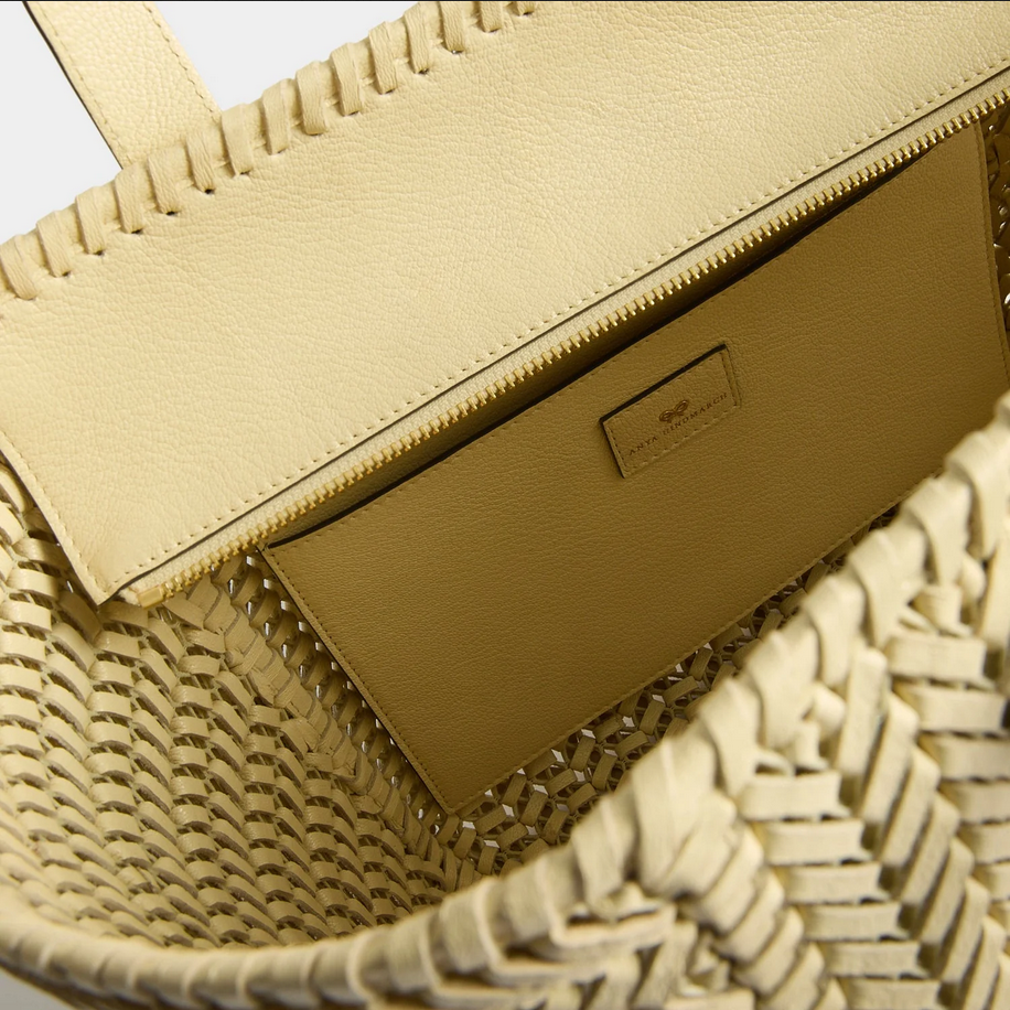 ANYA HINDMARCH Neeson Square Tote - Butter