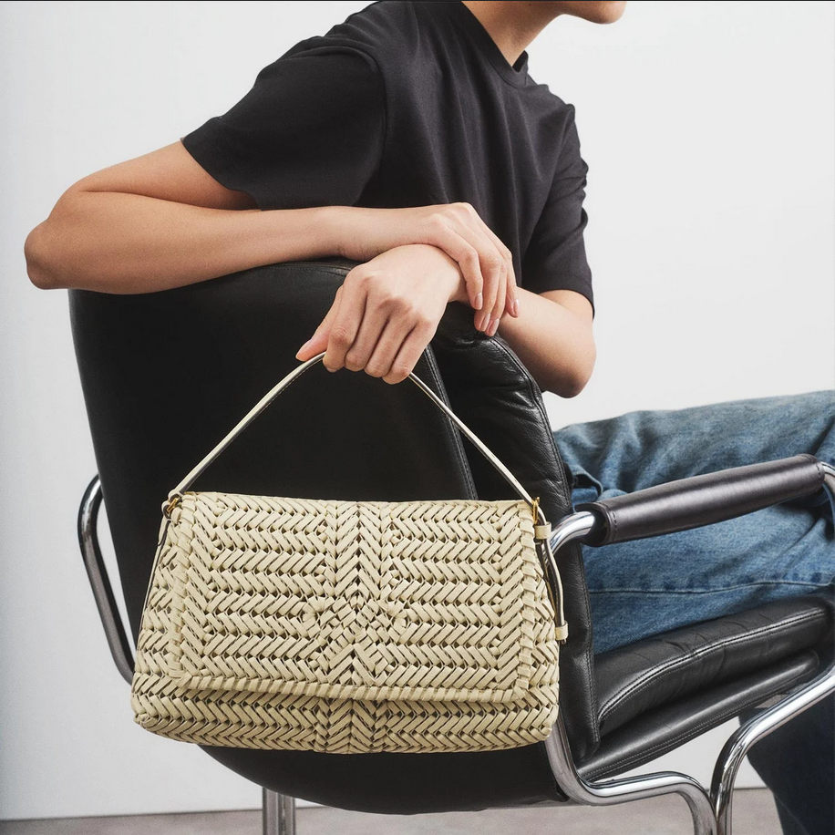 ANYA HINDMARCH Neeson Shoulder Bag - Butter