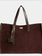 ANYA HINDMARCH Mortimer Whipstitch Tote - Grape Suede