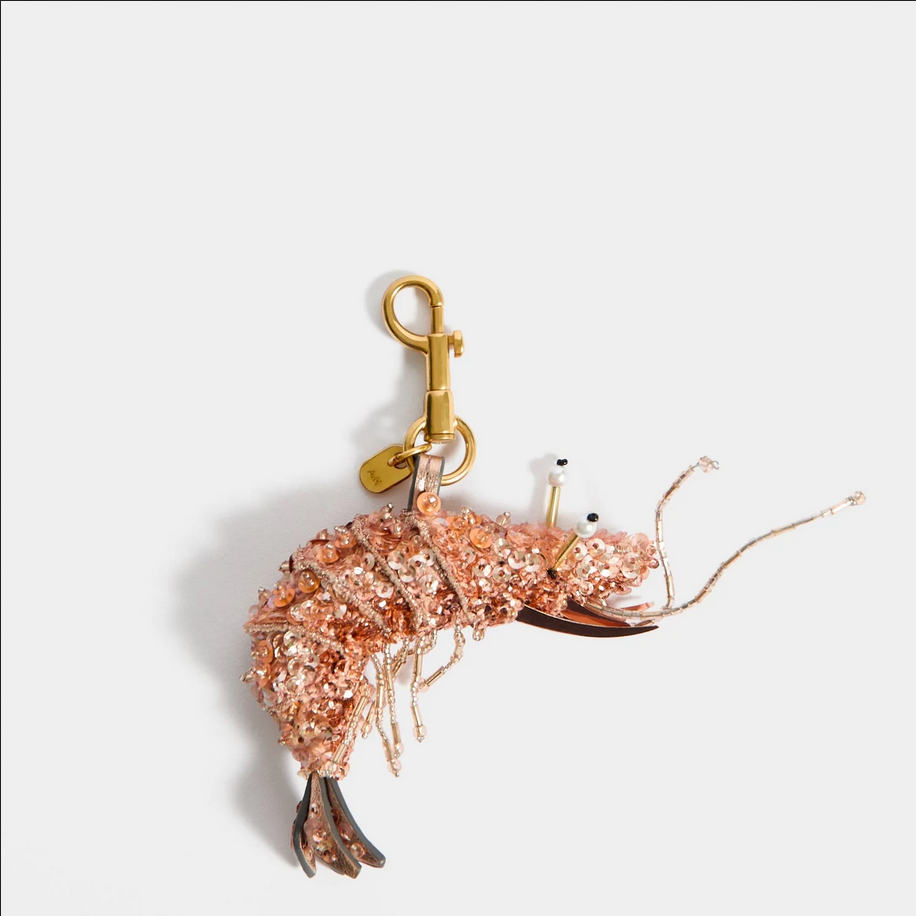 ANYA HINDMARCH Beaded Shrimp Bag Charm