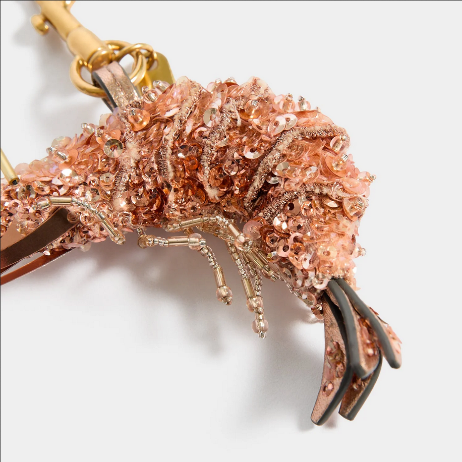 ANYA HINDMARCH Beaded Shrimp Bag Charm