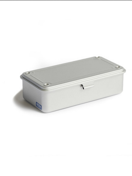 TOYO Steel Stackable Storage Box T-190 - Silver